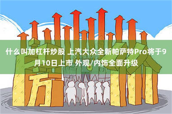 什么叫加杠杆炒股 上汽大众全新帕萨特Pro将于9月10日上市 外观/内饰全面升级