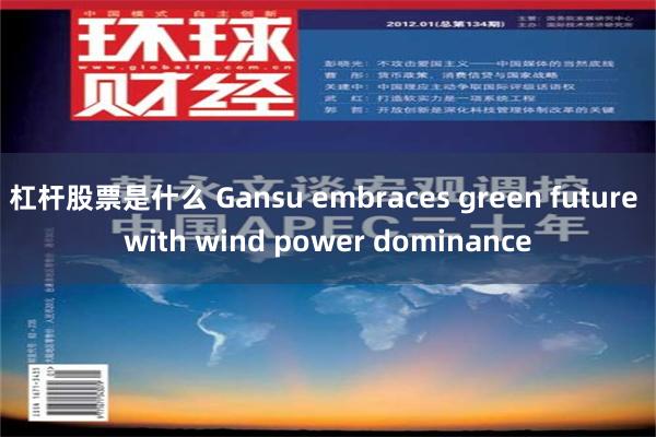 杠杆股票是什么 Gansu embraces green future with wind power dominance