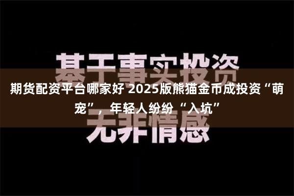 期货配资平台哪家好 2025版熊猫金币成投资“萌宠”，年轻人纷纷 “入坑”